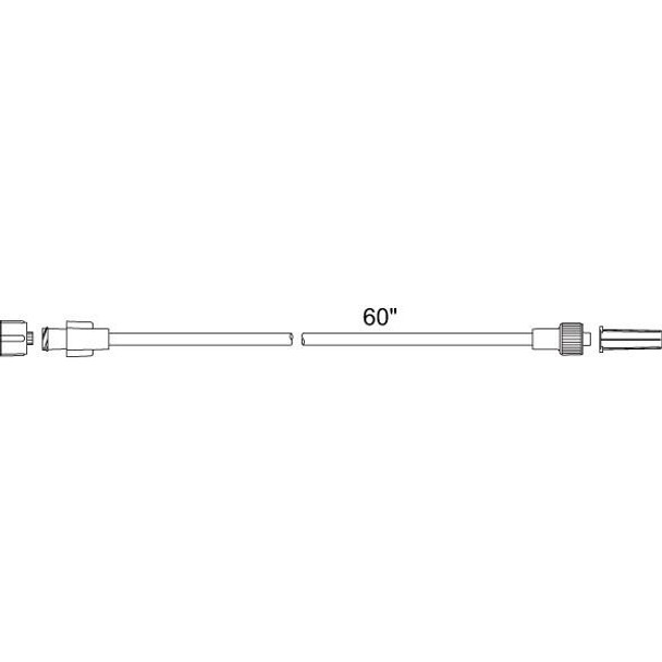 5360225 ICU Medical 60In Ext Set Apv 2.4Ml 25/Ca