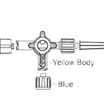 MX2341L ICU Medical Ultra(Tm) 4-Way Stopcock W/Swivel Male Luer Lock 50/Ca