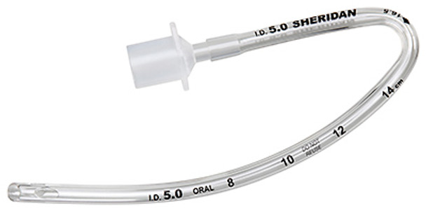 5-22010 Hudson RCI - Teleflex ET Tube, Preformed Uncuffed Oral, 5.0, 10/CS