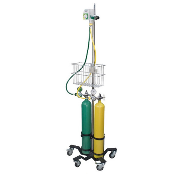 507401 Precision Medical Air-Oxygen Blender - PM5300 Low Flow Blender