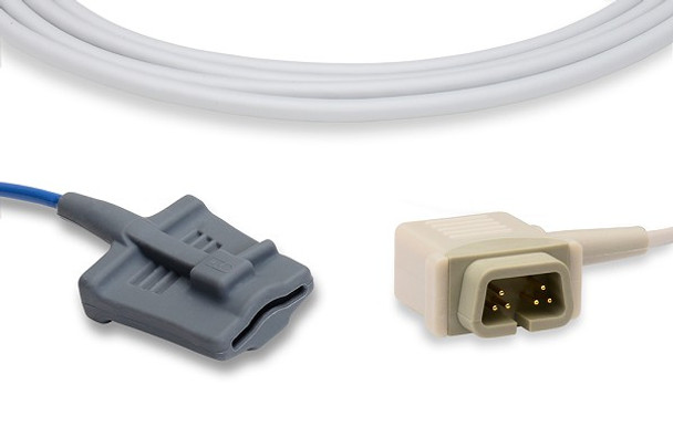 S410S-750 Compatible Criticare SpO2 Sensor, 9 Foot Cable 934-10DN, Adult Soft