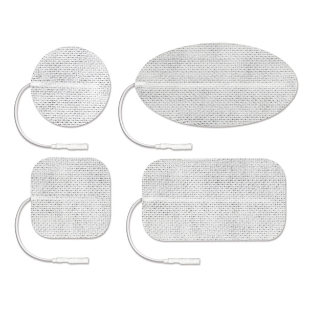 Axelgaard VALUTRODE® CF5050 ValuTrode Cloth Electrode, White Fabric Top, 2\in. x 2\in. Square, 4/pk, 10 pk/bg, 1 bg/cs (090158) , case