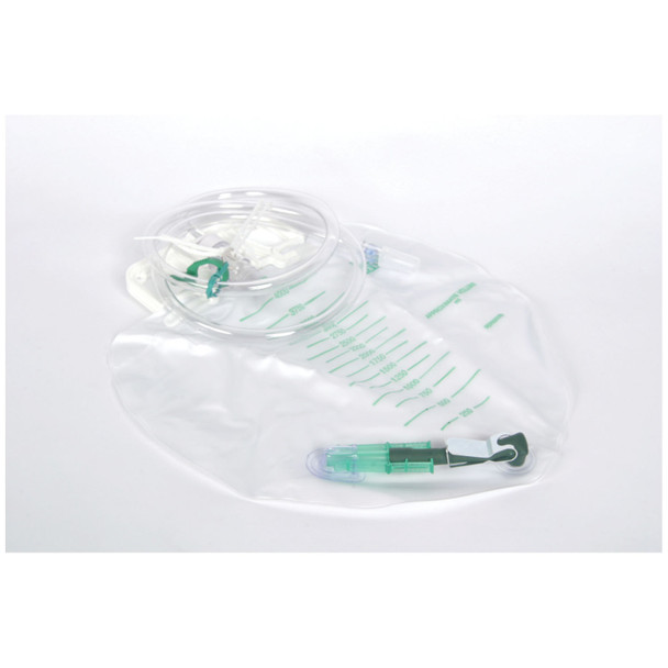 Bard Medical 153509 Drainage Bag, Large (4000mL) Capacity, Latex Free (LF), Center Entry, 20/cs (US Only) , case