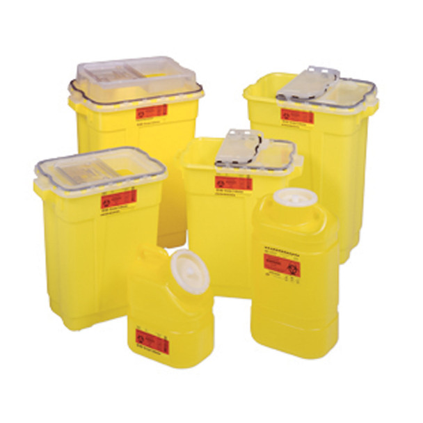 BD 305493 Sharps Collector, 5 Gallon, Plug Cap, Yellow (not autoclavable), 8/cs (Continental US Only) (Item is on allocation. Supplies may be limited or there may be longer than normal lead times)&nbsp;&nbsp;<Strong style=in.color:redin.>Max weekly q