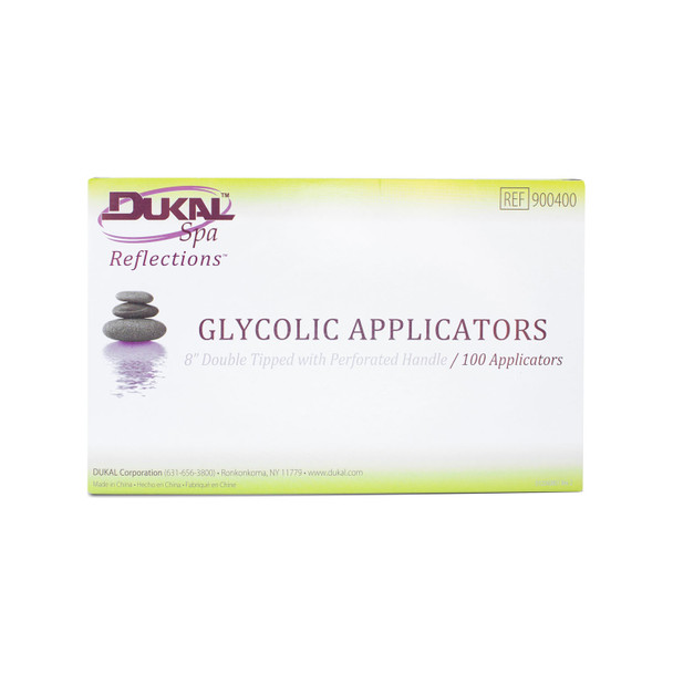 Dukal Corporation 900400 Glycolic Applicator, 8in., Dual Tip, Non-Sterile, 100/bx, 10 bx/cs , case
