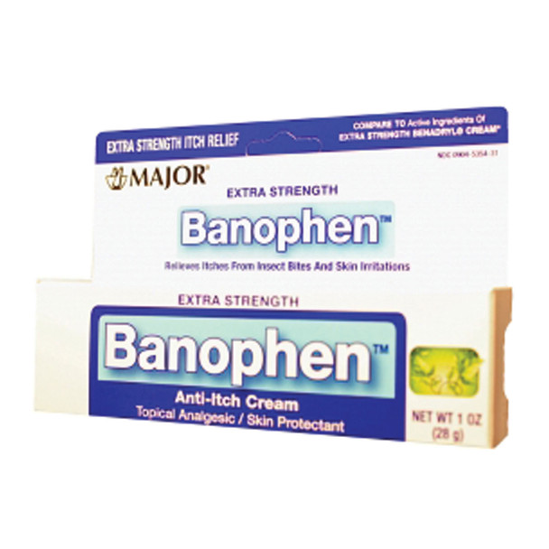 Major Pharmaceuticals 700744 Banophen™, 30gm, Compare to Benadryl® Itch Relief, NDC# 00904-5354-31 , each