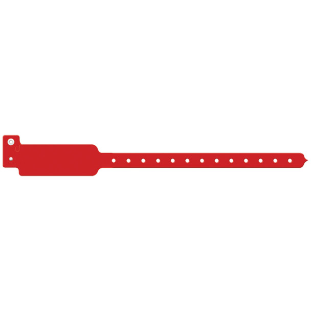 Medical ID Solutions 3104 Wristband, Adult/ Pediatric, Write-On Tri-Laminate, Red, 500/bx , box