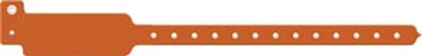 Medical ID Solutions 3105C Wristband, Adult/ Pediatric, Write-On Tri-Laminate, Custom Printed, Orange, 500/bx , box