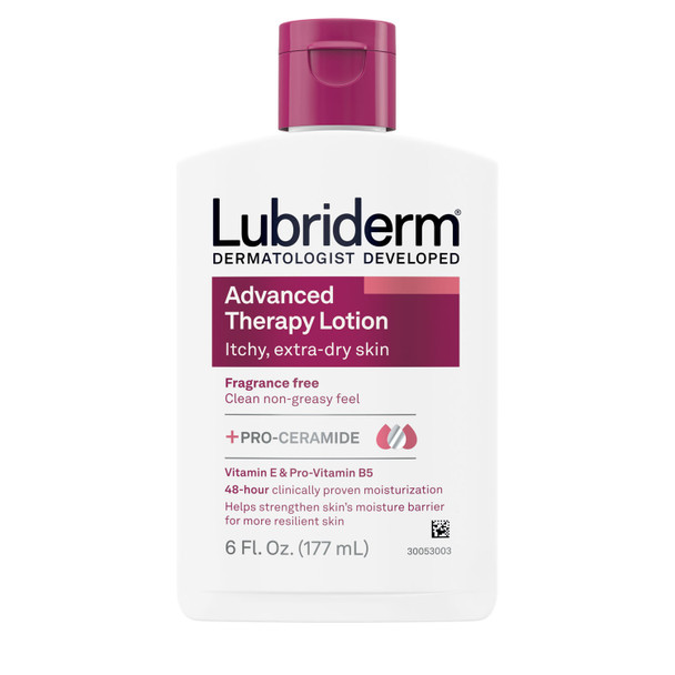 Kenvue 48231 Lubriderm, Advanced Therapy, 6 oz, 12/cs (Continental US+HI Only) (Pricing Subject to Change without Prior Notification) , case