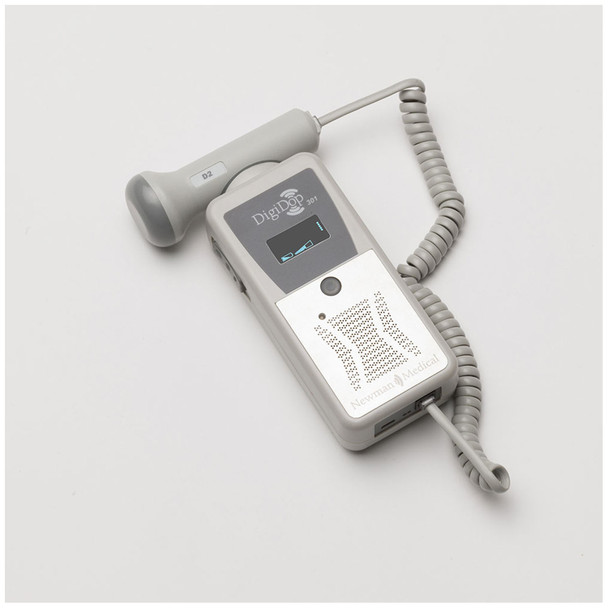 Newman Medical DD-301-D2 Non-Display Digital Doppler with Charger (DD-301) & 2MHz Obstetrical Probe (US Only) (DROP SHIP ONLY) , box