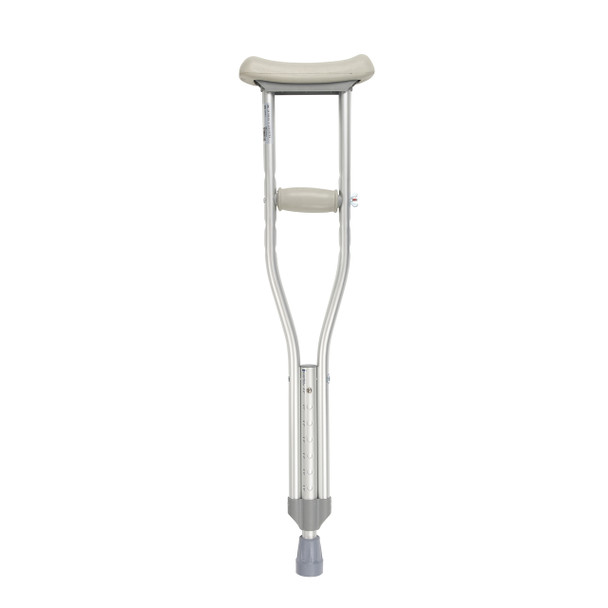 10416-1 Drive Medical Walking Crutches with Underarm Pad and Handgrip, Pediatric, 1 Pair