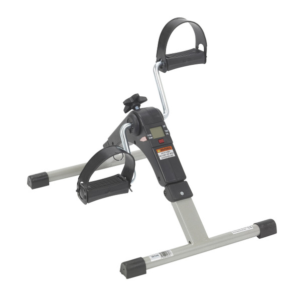 rtl10273 Drive Medical Folding Exercise Peddler with Electronic Display, Black