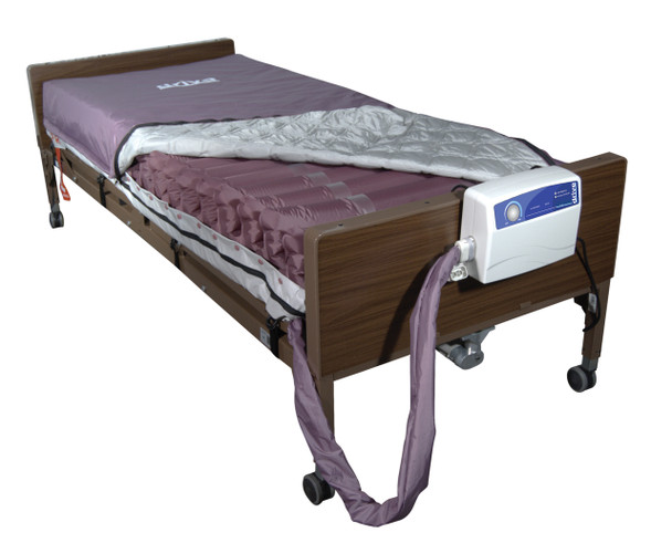 14027 Drive Medical Med Aire Low Air Loss Mattress Replacement System with Alternating Pressure