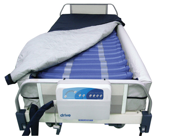 14029dp Drive Medical Med Aire Plus Defined Perimeter Low Air Loss Mattress Replacement System, with Low Pressure Alarm, 8"