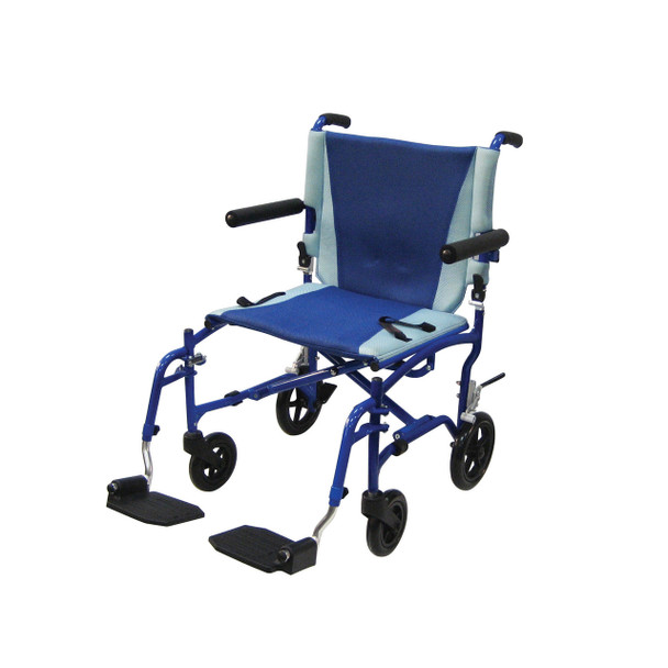 ts19 Drive Medical TranSport Aluminum Transport Wheelchair