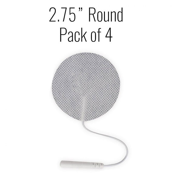 566582 Performance Health Metron Cloth Electrodes, 2.75" Round - 4/pk