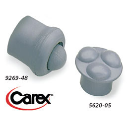 562005 Patterson Medical Walker Glides, Mushroom Glides, Pair