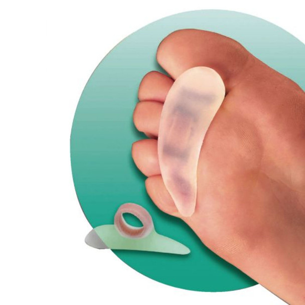 55000408 Patterson Medical Silipos Gel Toe Crest, Large Left
