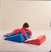 2795L Patterson Medical Tumble Forms 2 Wedges, 24"W x 28"L x 12"H Base, 22.5 Degree Incline