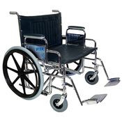 552700 Patterson Medical Tuffy Bariatric Wheelchair with Swingaway Footrests 22"W x 20"D
