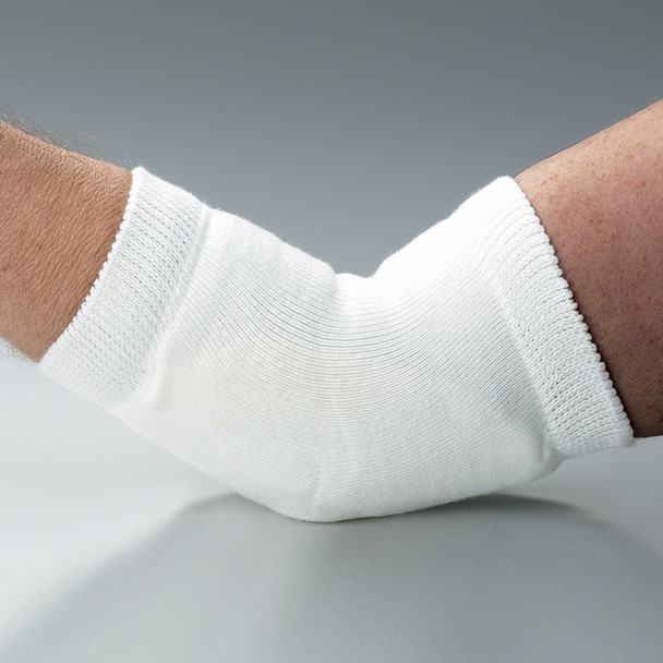 Posey® 6224M Medium Stretch Yarn White Reusable Heel/Elbow Protection Sleeve, 1/PR