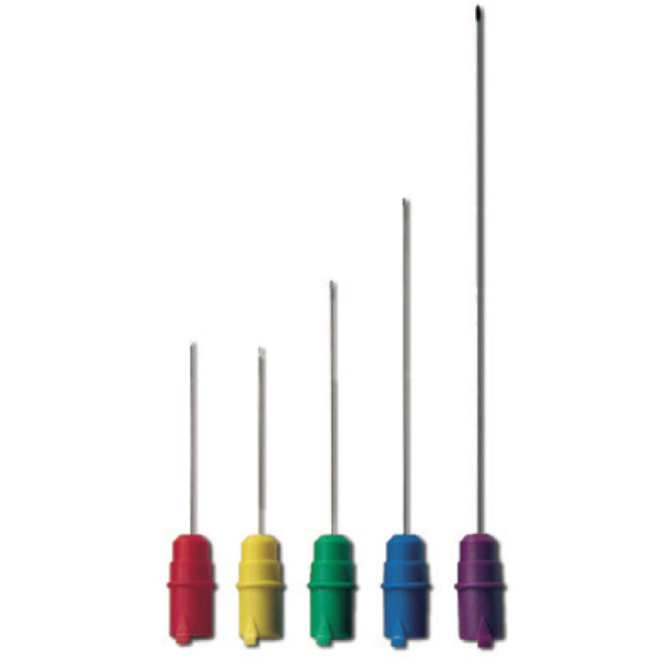 S53159 Natus - Nicolet TECA ELITE Disposable Concentric Violet Needle, 75mm, .64(23G) diameter, 25 per box