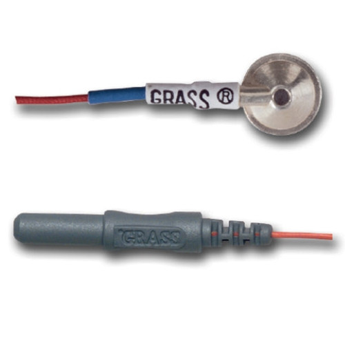 F-E5SH-48 Natus - Nicolet 10mm Silver, Molded Touchproof, Lightweight Teflon Lead length 48" (about 122cm), 10/BX