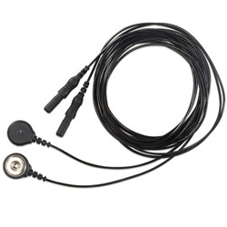 Natus Medical Nicolet® 1411520 60 in Black Reusable Snap Lead - 2/Pack