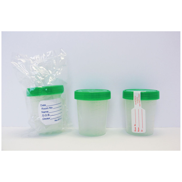 GMAX Industries, Inc. GS395N Specimen Container, Standard, 120 ml, Non-Sterile, 500/cs (18 cs/plt) , case