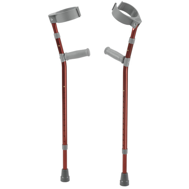 fc100-2gr Inspired by Drive Pediatric Forearm Crutches Small Castle Red Pair***Discontinued***