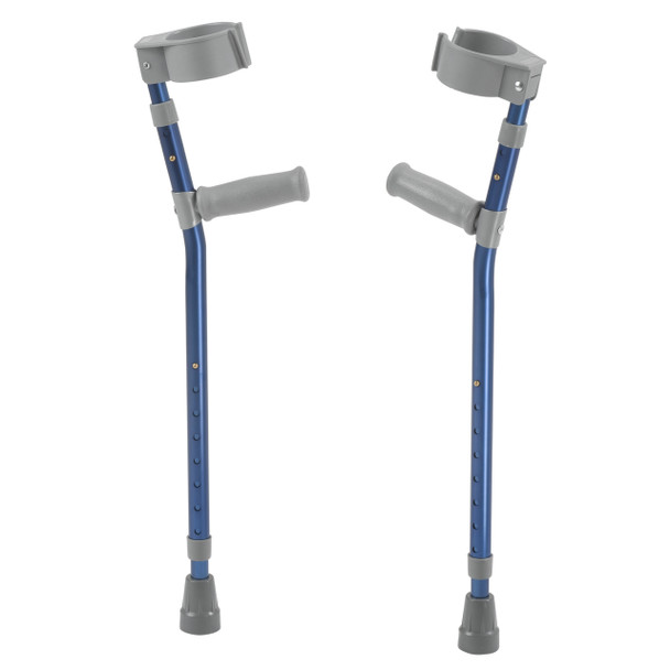 fc300-2gb Inspired by Drive Pediatric Forearm Crutches Large Knight Blue Pair