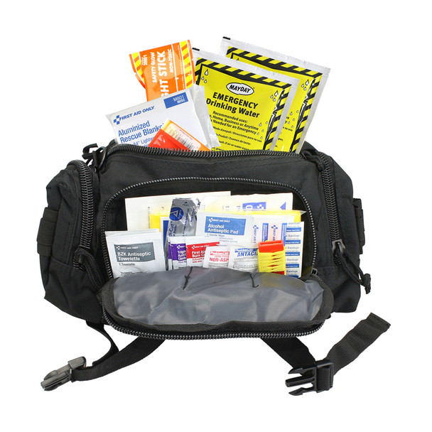 First Aid Only/Acme United Corporation 90430 Emergency Preparedness, 1 Person, Black Fabric bg (DROP SHIP ONLY - $150 Minimum Order) , each