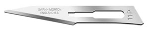 Cincinnati Surgical Company 00SM11P Blade, Swann Morton, Carbon Steel, Size 11p, Sterile, 100/bx (DROP SHIP ONLY) , box