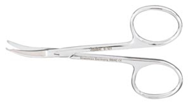 Integra Miltex 9-101 Stitch Scissors, 3½in. Curved, Delicate , each