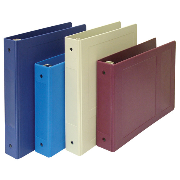 Omnimed, Inc. BEAM® 205010-CB3 Top Open Ring Binder, 1½\in. Ring, T/O, 3 Ring, Med, Blue , each