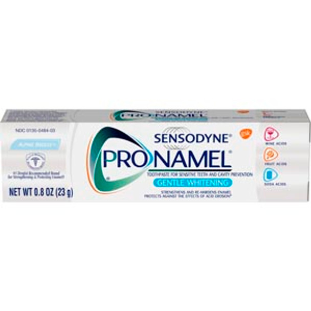 Haleon US Services Inc. SENSODYNE® PRONAMEL® 83040B ProNamel® Gentle Whitening Toothpaste, Fresh Mint, 0.8 oz. tube, 12/pkg, 3 pkg/cs (36 tubes total) (Available for sale in US only) GSK# 83040B (Products cannot be sold on Amazon.com or any other thi