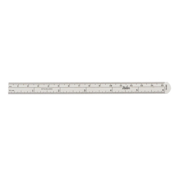 Integra Miltex 18-660 Stainless Ruler, 6in. x ½in. , each