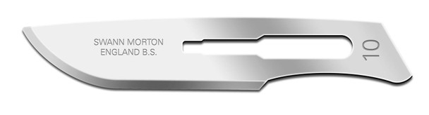 Cincinnati Surgical Company 01SM10 Blade, Swann Morton, Stainless Steel, Size 10, Sterile, 100/bx (DROP SHIP ONLY) , box