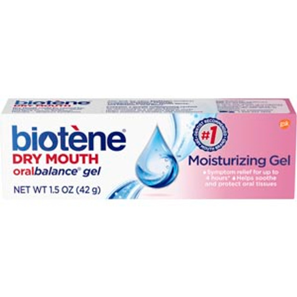Haleon US Services Inc. BIOTÈNE® ORALBALANCE® 60000000029795 Biotène® Dry Mouth OralBalance® Gel, 1.5 oz. tube, 6/pack (Available for sale in US only) GSK# 51201C (Products cannot be sold on Amazon.com or any other third Party sites.) , pack
