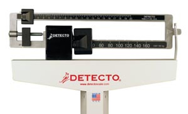 Detecto 2391 Physician's Scale, Weigh Beam, 200 kg X 100 G, Height Rod (DROP SHIP ONLY) , each