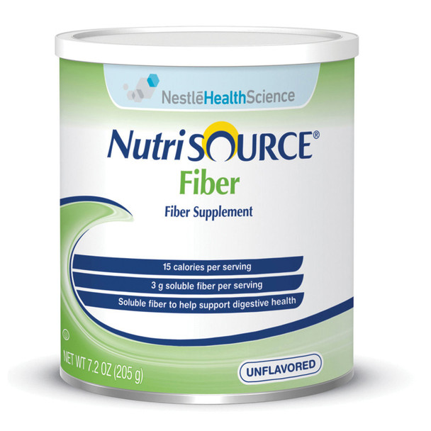 Nestle Healthcare Nutrition NUTRISOURCE® 4390097551 Fiber Powder, 7.2 oz Cans, 4/cs (120 cs/plt) (Minimum Expiry Lead is 90 days) (Continental US Only) , case