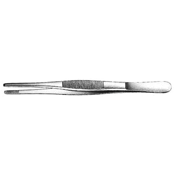 Precision Medical Devices S1069-0025 Dressing Forceps, Standard Pattern, Serrated Handles & Tips, 10in. (25.0 Cm) , each