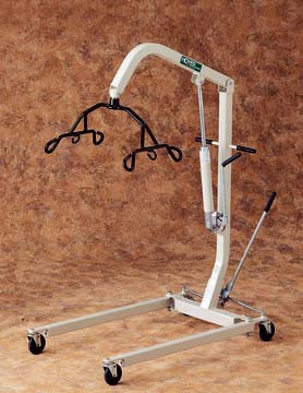HML400 Joerns Healthcare, Inc. Hoyer Hydraulic Patient Lifter, 6-Point Cradle, Tan