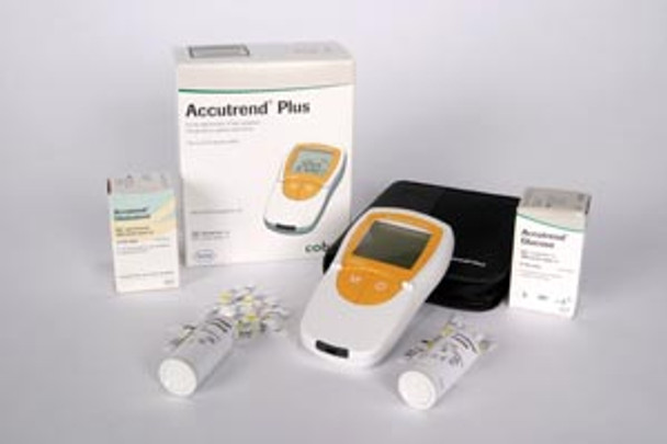 Roche Diagnostics Corp. ACCUTREND® 05346754160 Accutrend Plus Meter Kit, CLIA Waived (Continental US Only) , each