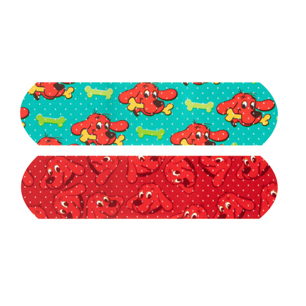 Dukal Corporation 15960 Stat Strip® Adhesive Bandage, Clifford the Big Red Dog, ¾\in. x 3\in., 100/bx, 12 bx/cs , case