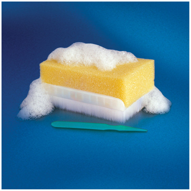 BD E-Z SCRUB™ 371073 Scrub Brush, 4% CHG, Color Code Red, 30/pk, 10 pk/cs (Temp Sensitive; Non-Returnable) (Continental US Only) (Item on Manufacturer Back Order with no Estimated Time of Availability) , case