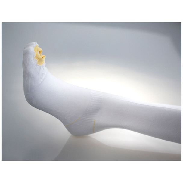 Albahealth, LLC ULTRACARE® 853-06 Anti-Embolism Stocking, UltraCARE®, Knee Regular Length, 3X-Large, Calf Circumference: 21in.-27in., Length to Knee: 18in.-19in., Top Color: White, Toe Port Color: Purple, 12/cs , case