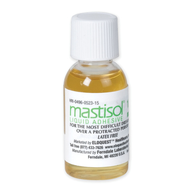 Ferndale Laboratories, Inc. MASTISOL® 0523-15 Medical Adhesive Unit Dose, 15mL (US Only-No Puerto Rico) (HAZMAT Fees Apply, cannot ship via Air or to AK, GU, HI, MP, PR, VI) , each