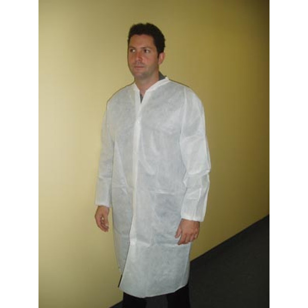 AMD-Ritmed p/n A8045 Premium Lab Coat, XX-Large, White, 50/cs