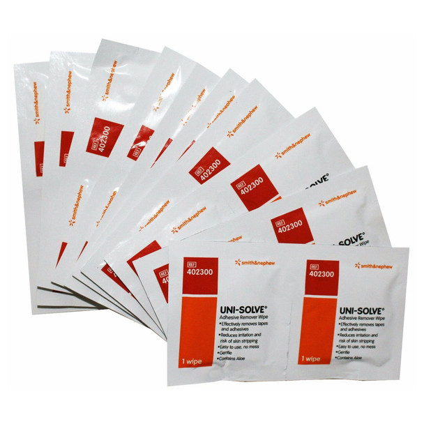 Smith & Nephew, Inc. & NEPHEW UNI-SOLVE® 402300 Adhesive Remover Wipes, 50/pkg, 20 pkg/cs (132 cs/plt) (US Only) (HAZMAT Fees Apply, cannot ship via Air or to AK, GU, HI, MP, PR, VI) , case
